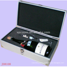 aluminum gift boxes for wine glasses and bottle high quality from China factory